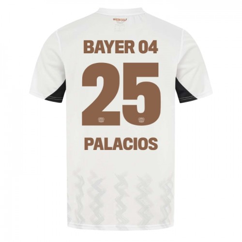 Nogometni Dresovi Bayer 04 Leverkusen Exequiel Palacios 25 Gostujući 2024-25 Kratkih Rukava Nogometni Dresovi Bayer 04 Leverkusen Exequiel Palacios 25 Gostujući 2024-25 Kratkih Rukava